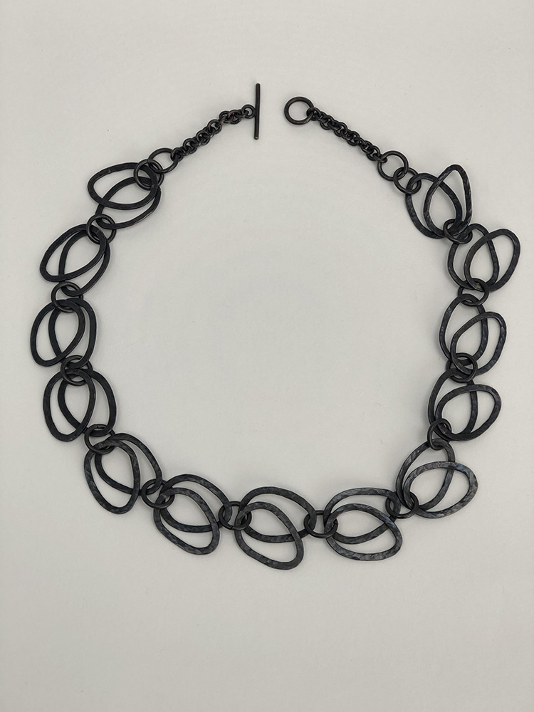Wreath Necklace - metal