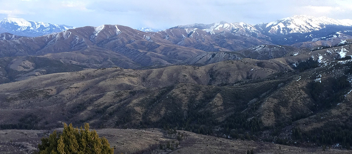 View of the mountians from Gibson Jack Area