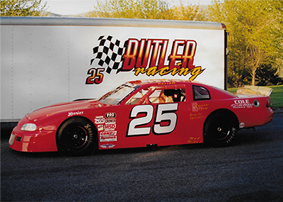 Photo of Russ Butler's race car