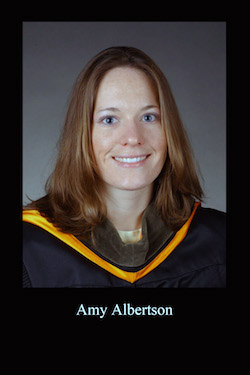 Amy Albertson COP graduation photo