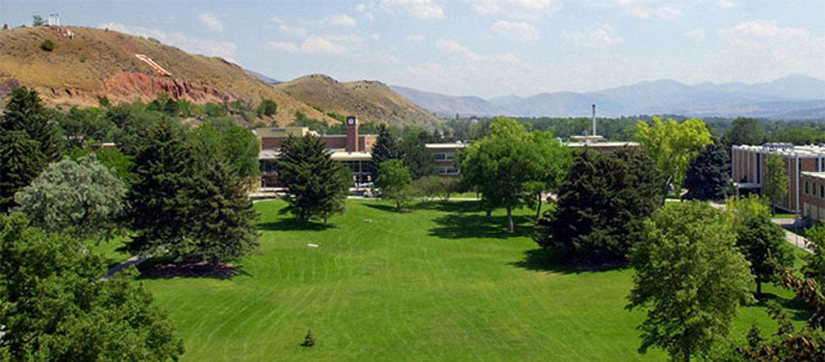 Birds eye view of the Quad