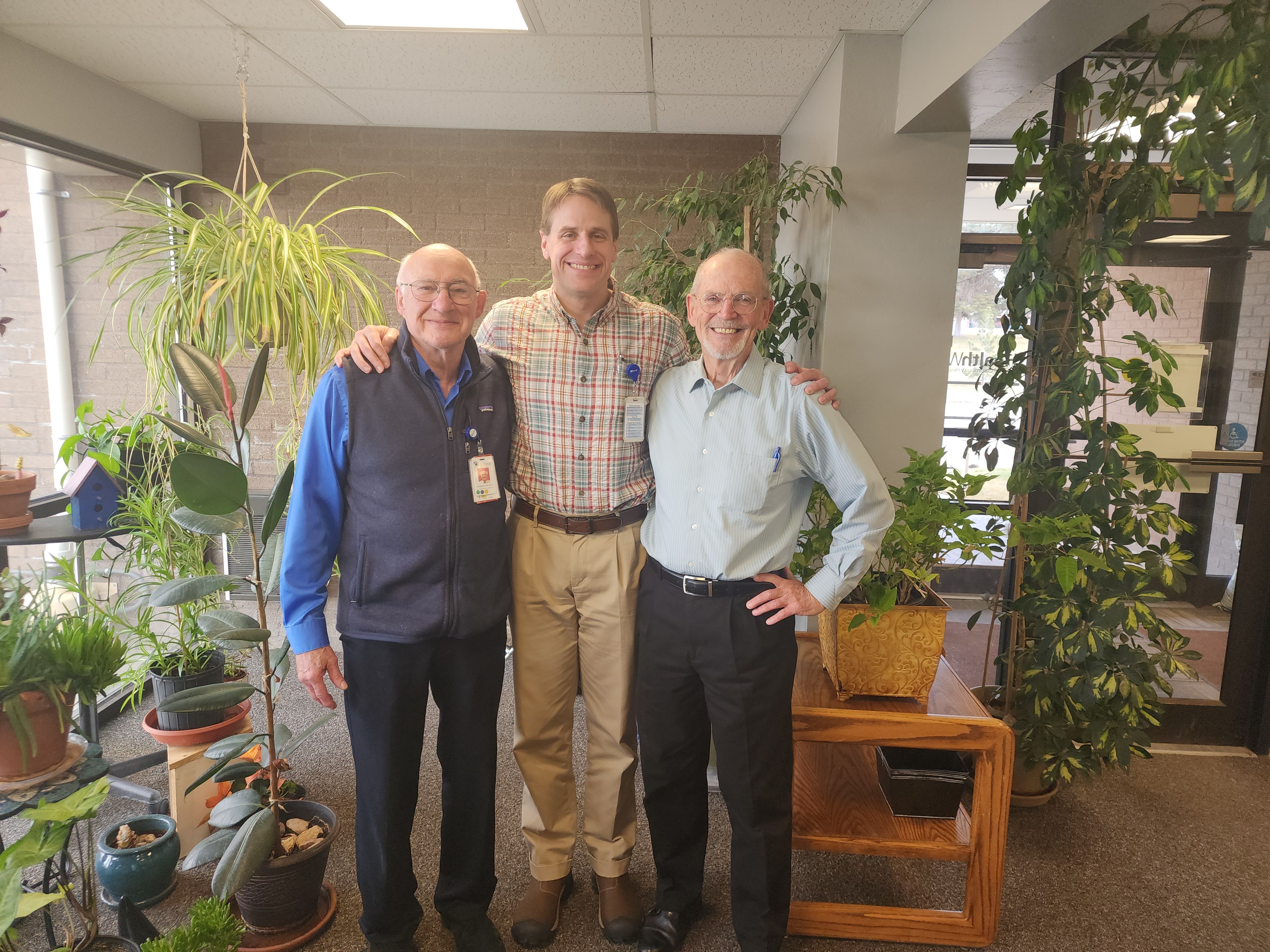 Dr. Cree, Dr. Ragan and Dr. Mickelsen at the ISU Family Medicine Residency