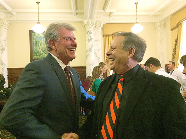 Governor Otter and President Vailas