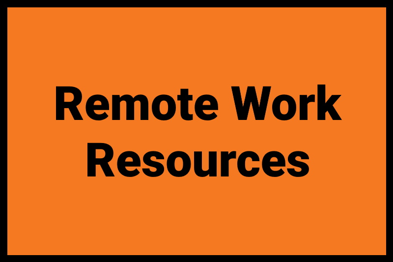 Remote Work Resources