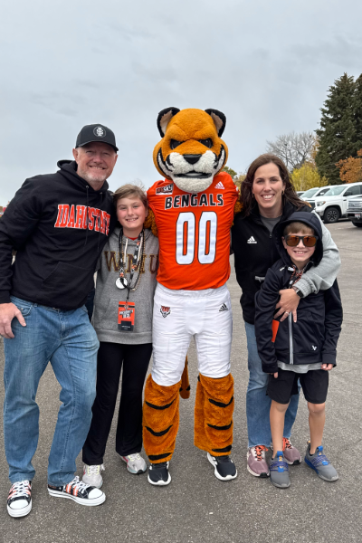 Marc McDonald with Benny and family