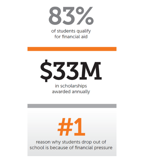 Scholarship campaign statistics