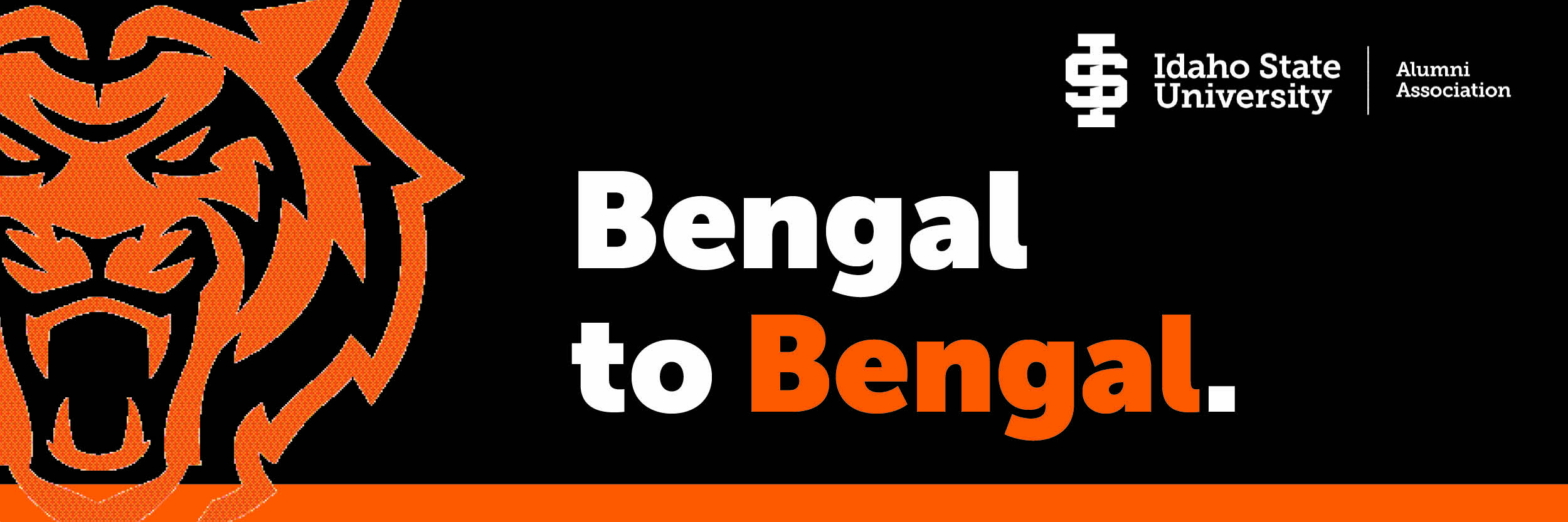 Bengal to Bengal header image with ISUAA logo and Bengal head