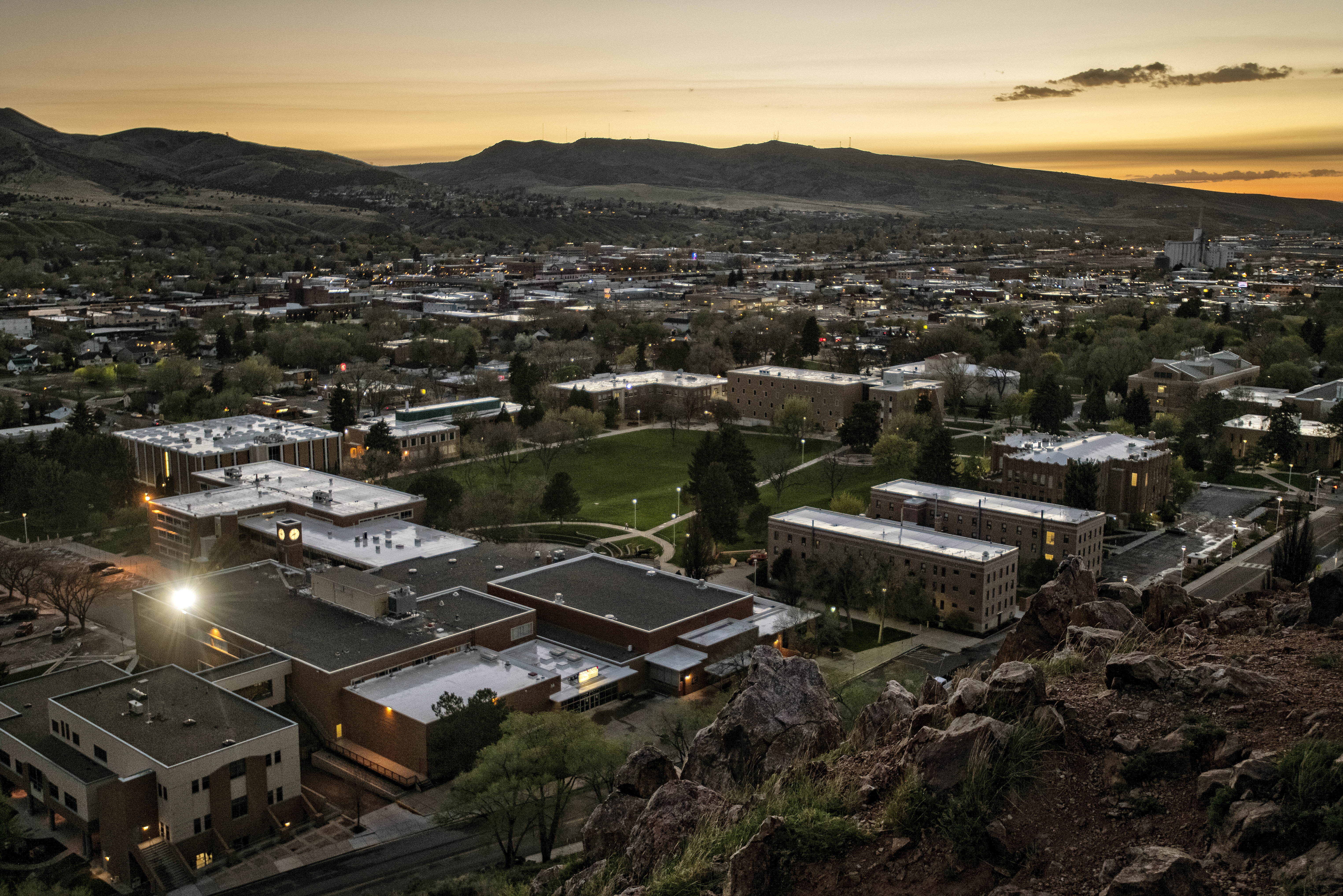 Dusk Campus View