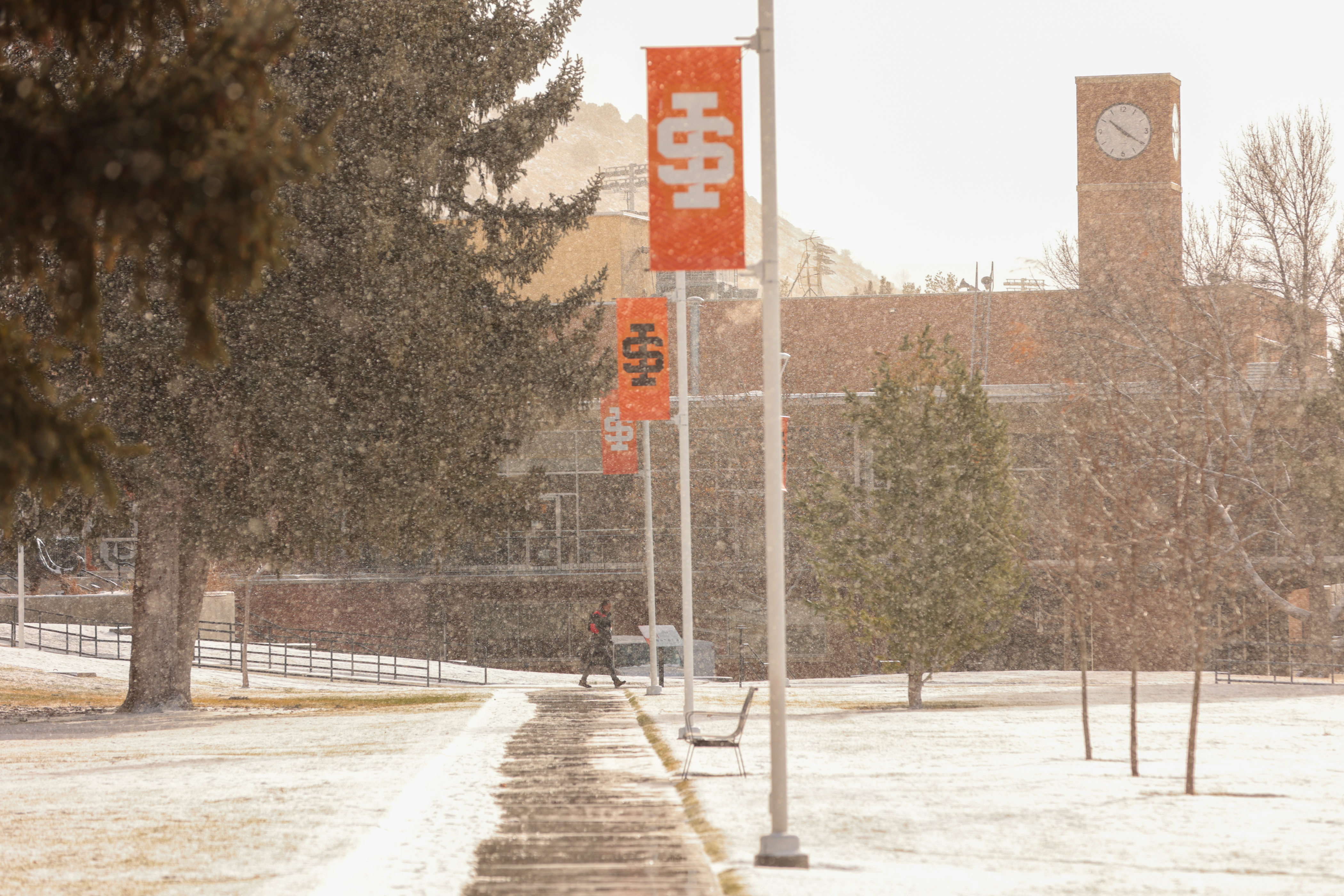 Campus snow day