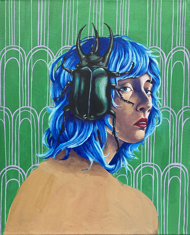 Atlas the Girl - Sierra Fry - acrylic