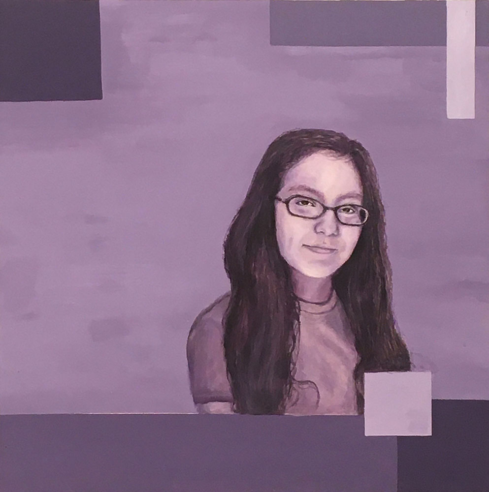 One Fourth - Selena Torres - acrylic on wood