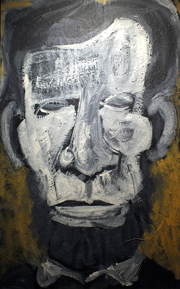 Steve Oberg - Abe - Acrylic on canvas