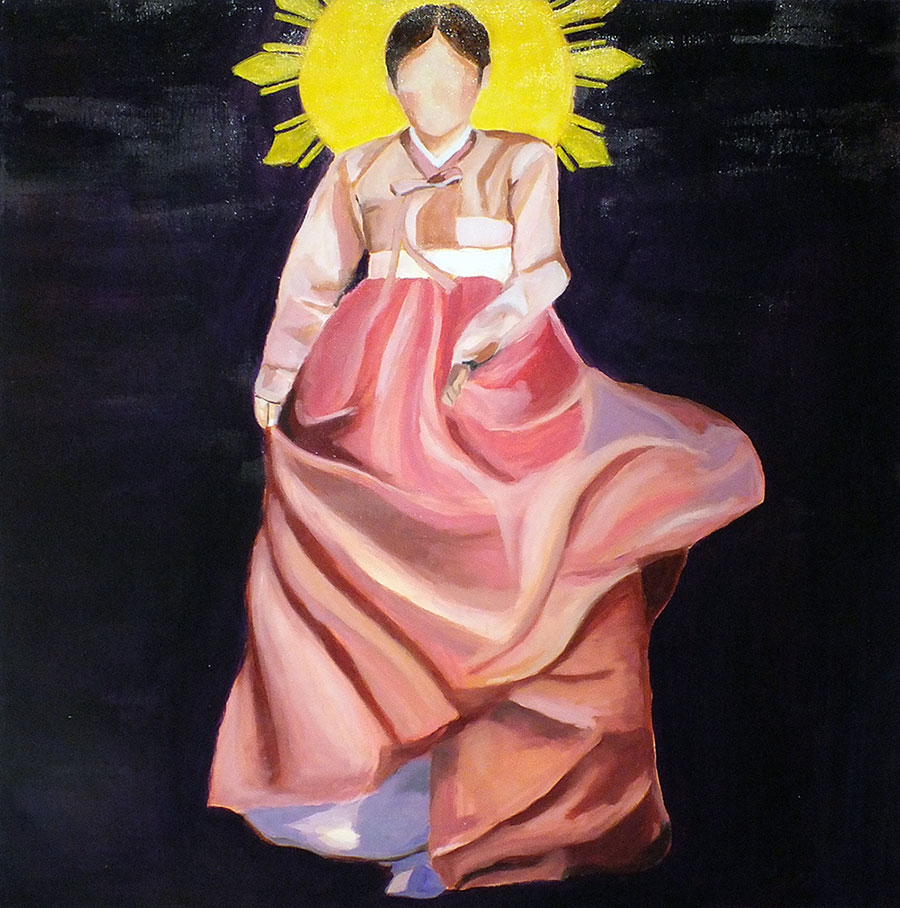 Jihae Jang - Who I Am #1 -  oil on canvas