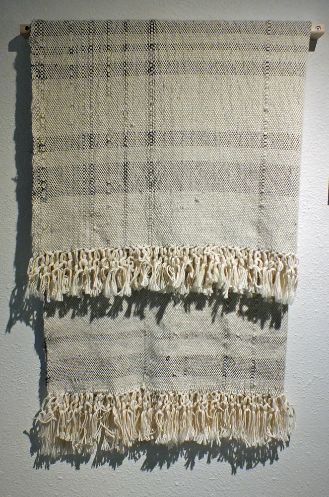 hiding from my cats - wool and cotton
