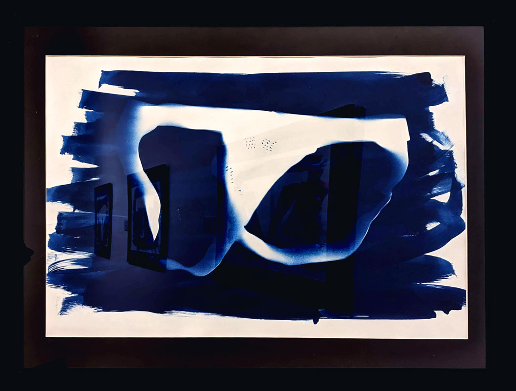 J.C. Bybee - Training - Cyanotype on paper