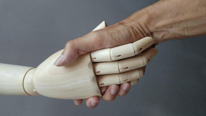 A hand shake