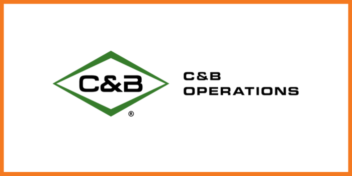 C and B logo