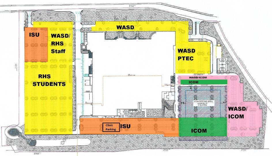 Meridian Clinic Parking Map