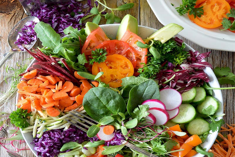 Photo of garden rich salad