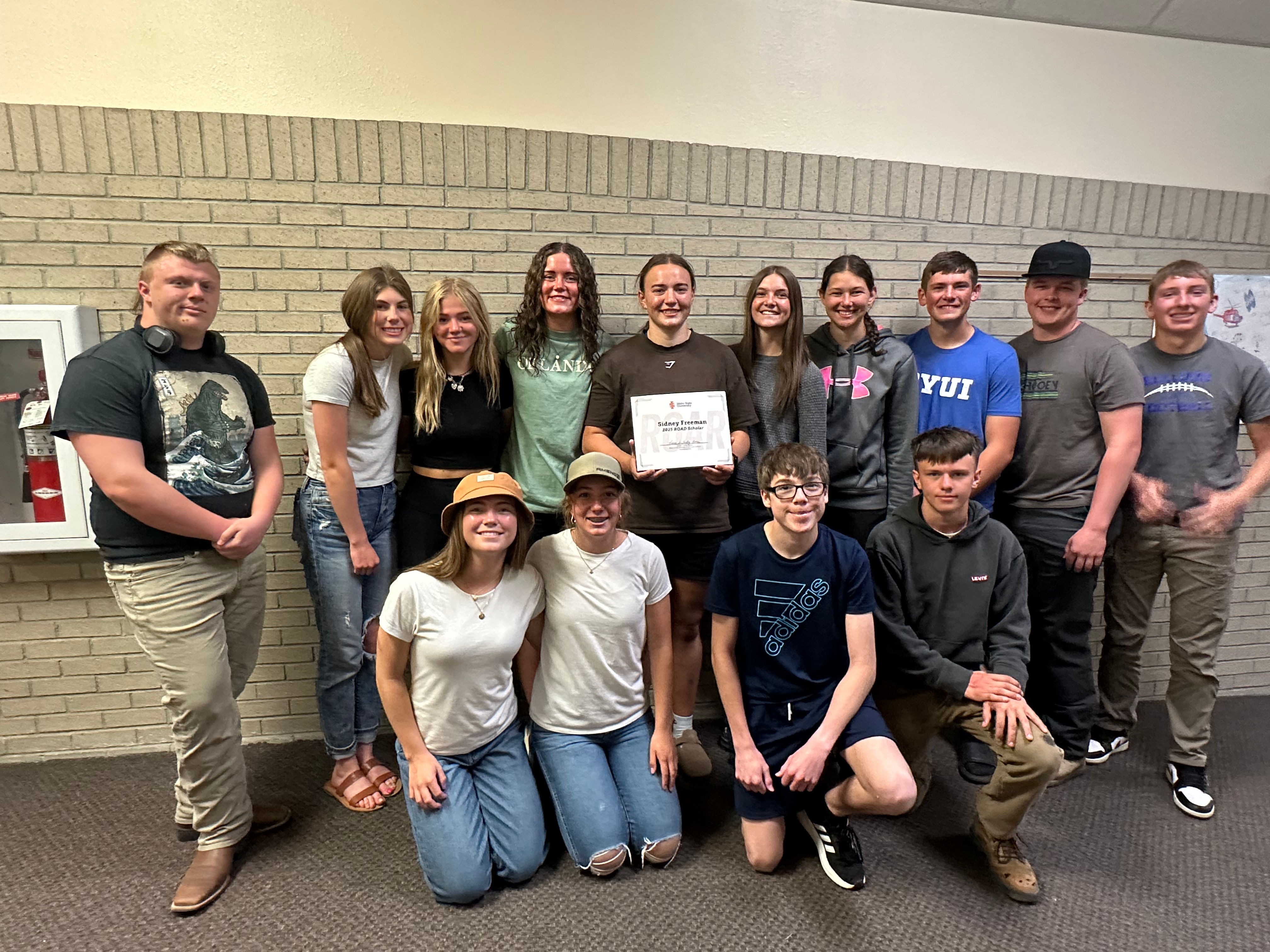 ROAD Scholarship recipients from Rockland High School.