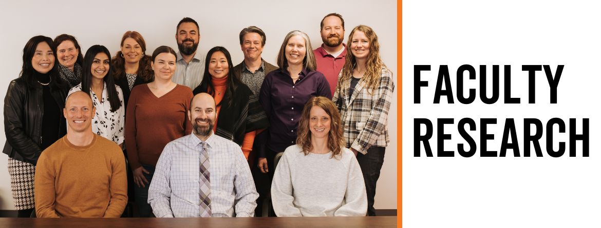 ISU department of psychology faculty pose for a photo