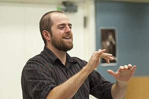 Jazz Studies director Jonathan Armstrong.
