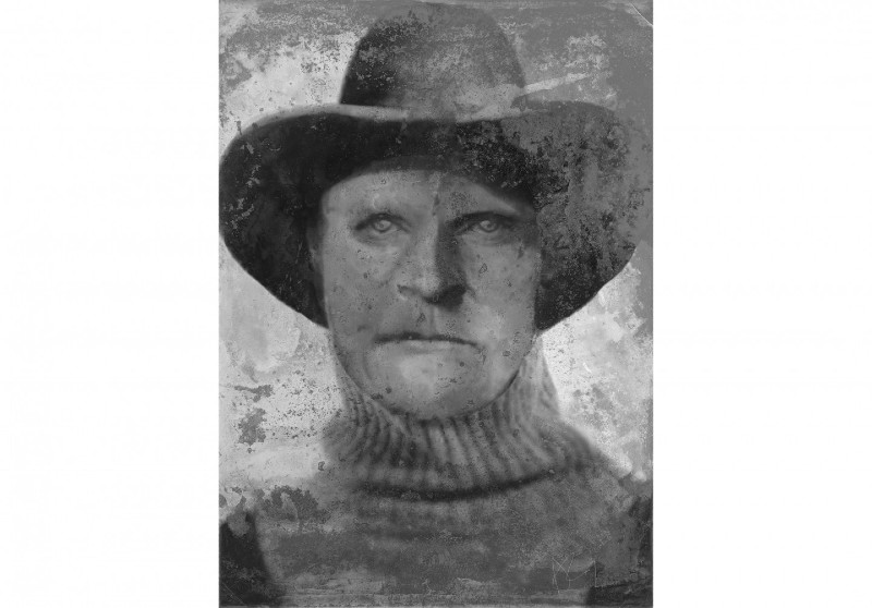 A representation of what outlaw Joseph Henry Loveless might have looked like.