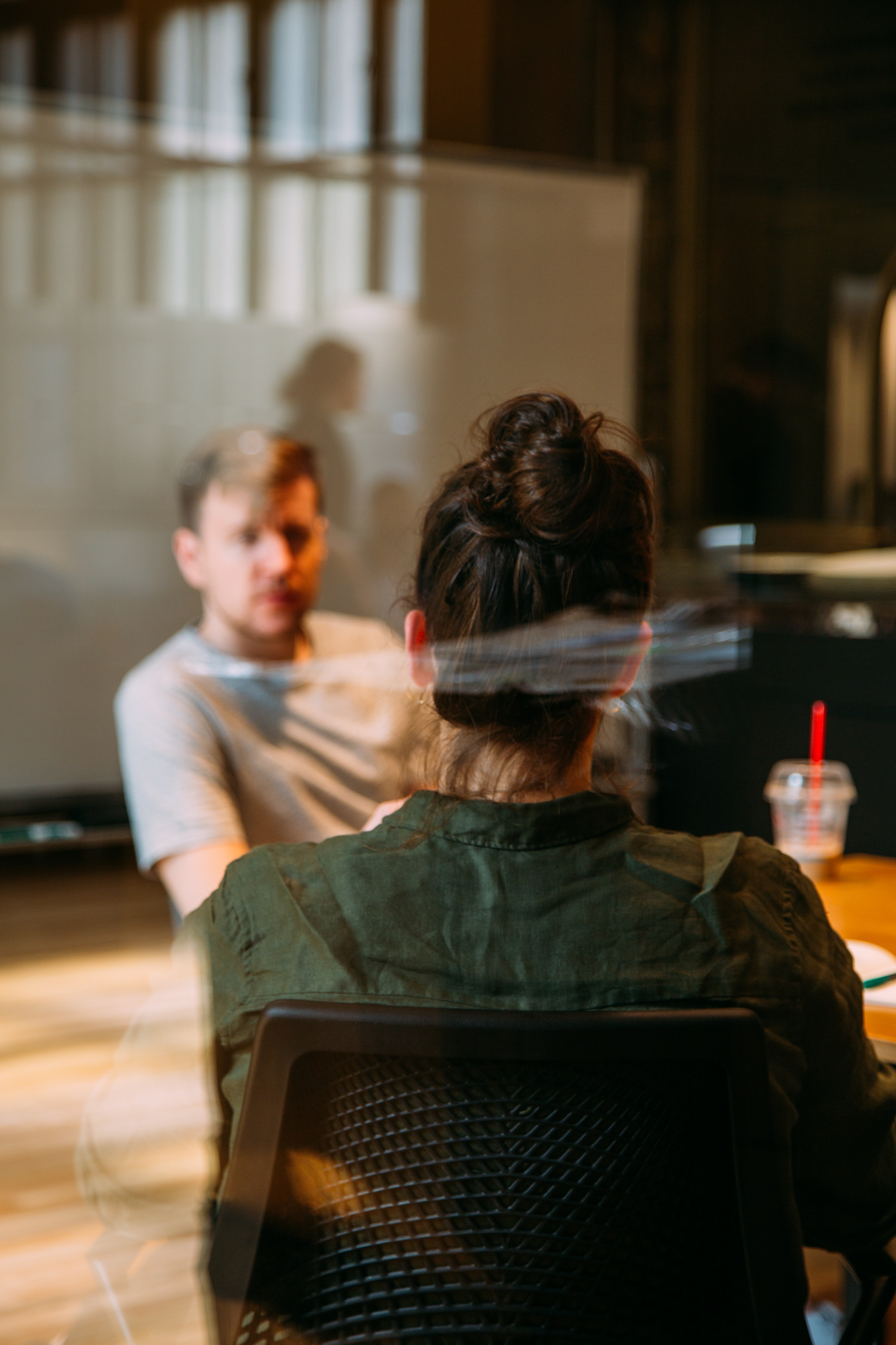 People at a meeting