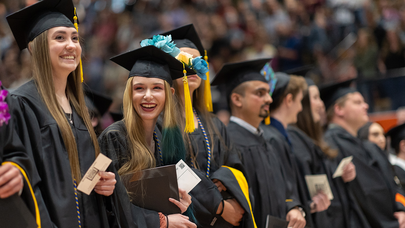 Students at the spring 2023 graduation ceremony