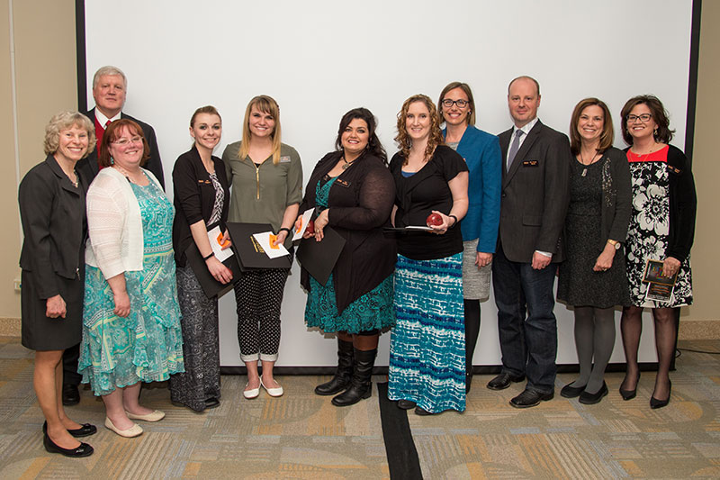 Student teacher program participants and end of year ceremony