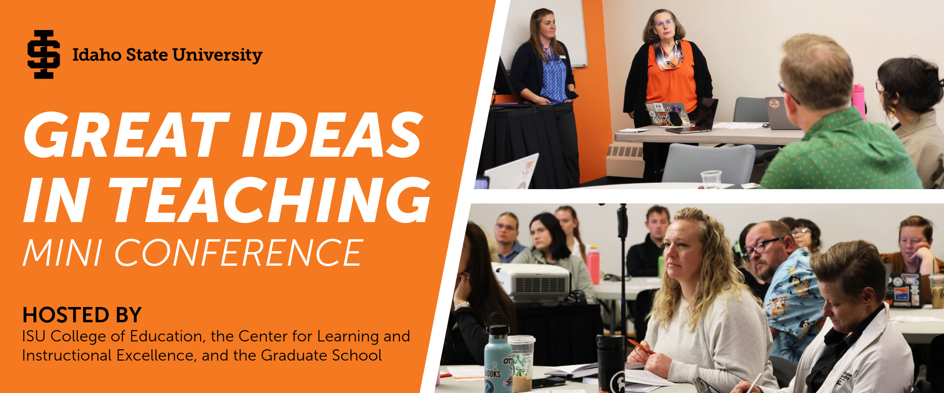 Great Ideas in Teaching Conference header with images from the conference