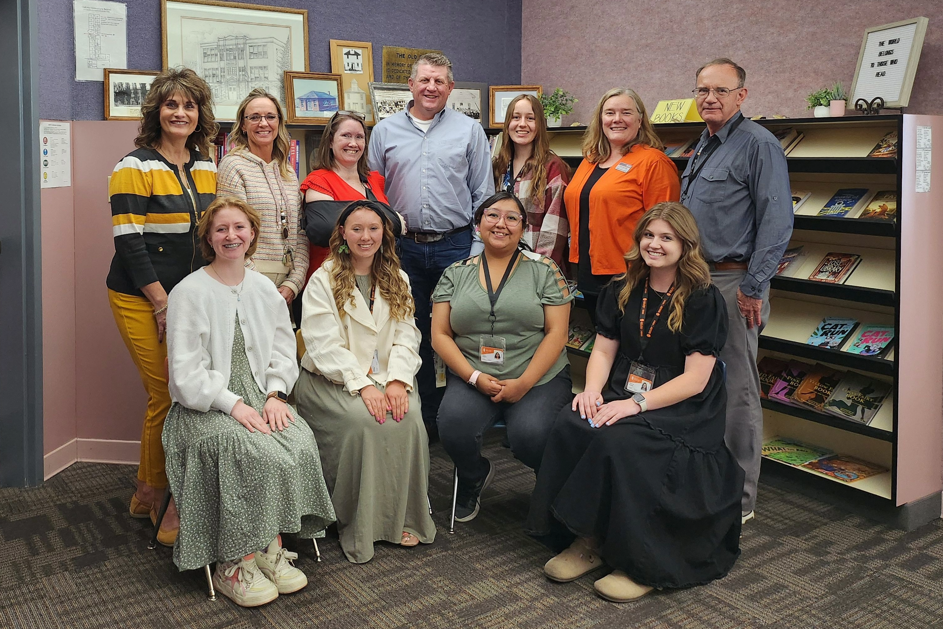 Students and teachers together