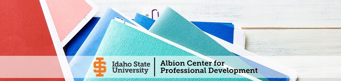 Transcript Request  with Files and Albion logo