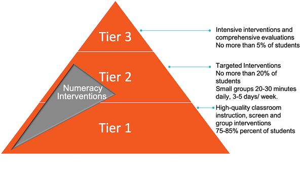 Numeracy Project Tier Pyramid