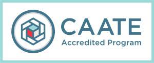 CAATE logo Text: CAATE Accredited Program