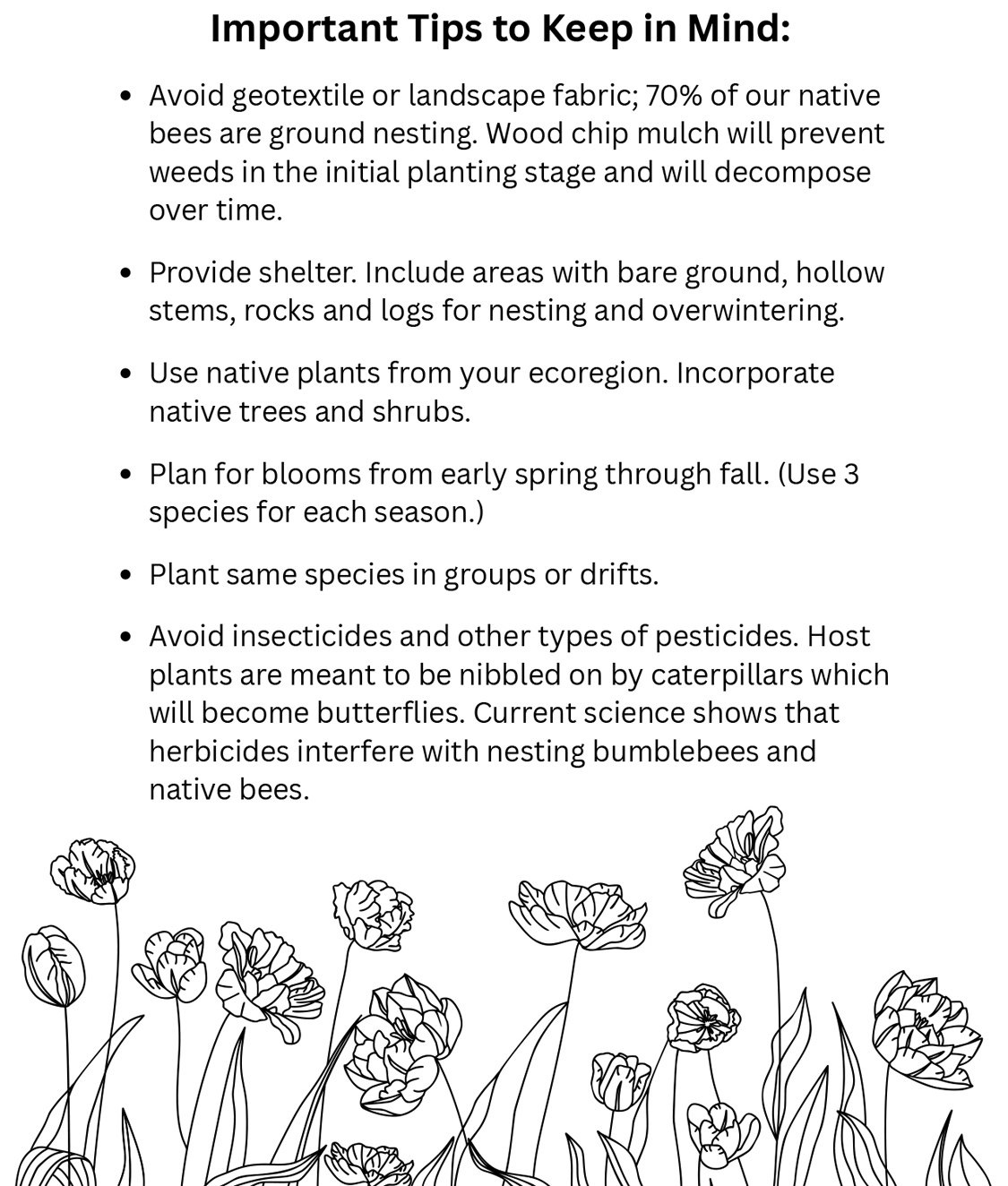 Pollinator Garden Guide page 3