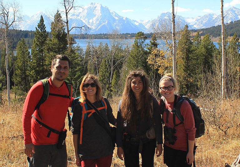 08-08-16 Castro, Quintas-Soriano, Bernardini, & Gibson; Grand Teton NP