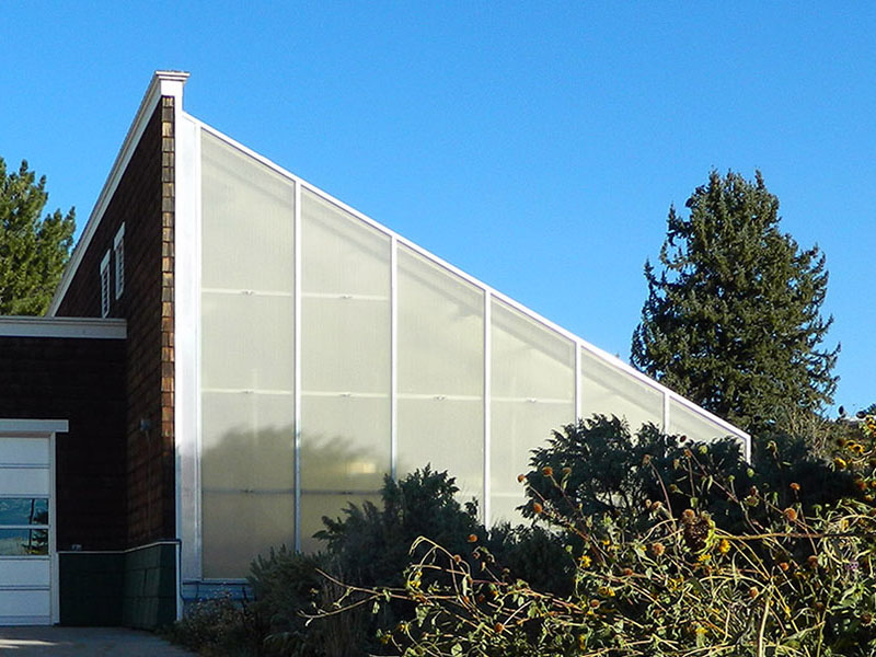 Greenhouse part of Plant Science Building