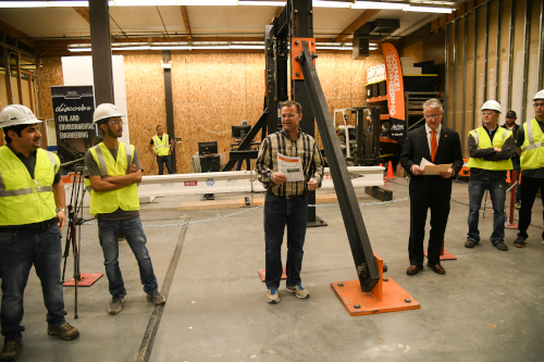 Pocatello Mayor with the College of Science and Engineering President. 