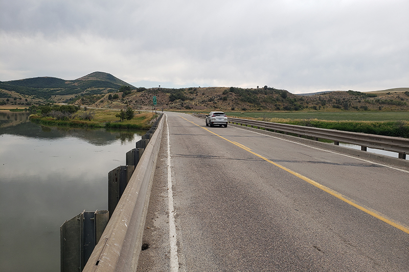 A bridge on State Highway 34 in Franklin County.