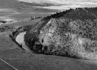 Sheep Rock next to bear river