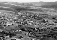 Aerial view of soda springs