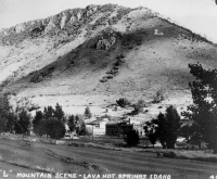 Postcard of lava hot springs
