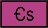 Purple rectangular map symbol labeled 