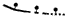 Geologic fault map symbol featuring black solid and dashed lines with ball indicators.