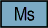 Blue rectangular map symbol labeled 