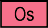Pink rectangular map symbol labeled 