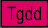 Bright pink rectangular map symbol labeled 