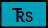Blue rectangular map symbol labeled 