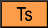 Orange rectangular map symbol labeled 